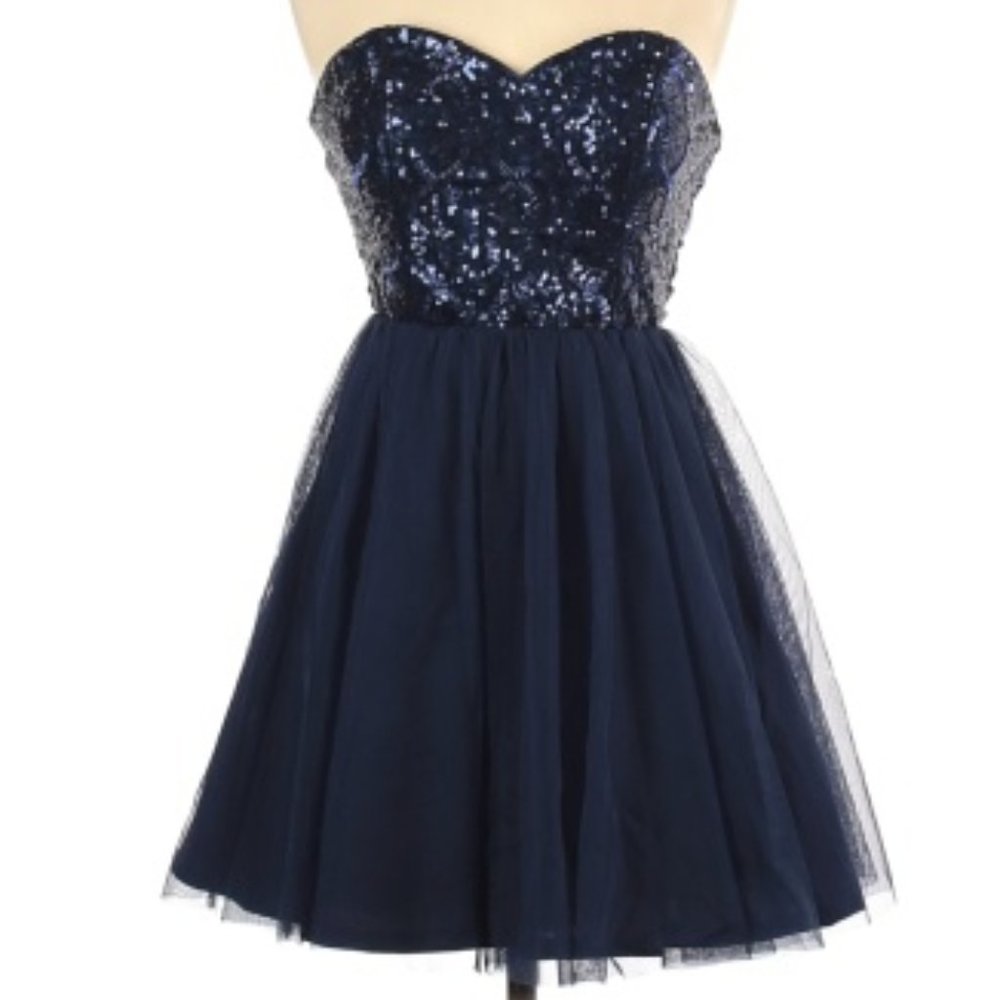 Love Reign Blue Homecoming Dress Junior's 5